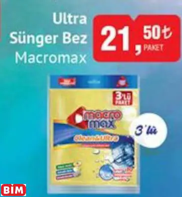 MACROMAX ULTRA  SÜNGER BEZ